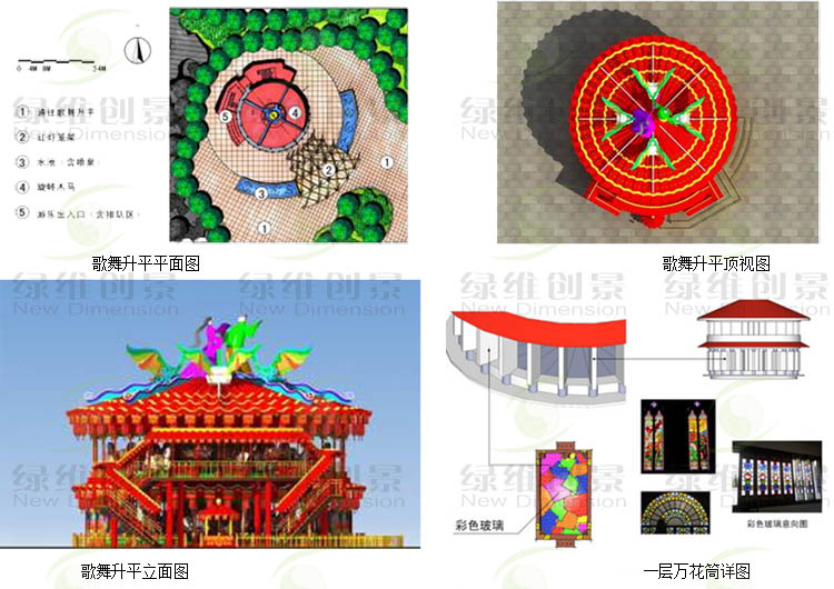 歌舞升平各方位展示图