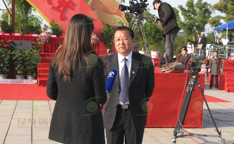 江苏电视台采访王书记